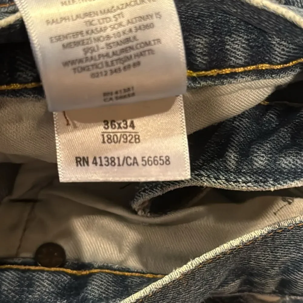 Polo Ralph Lauren Verrick Slim Straight Men’s Jeans Size 36/34